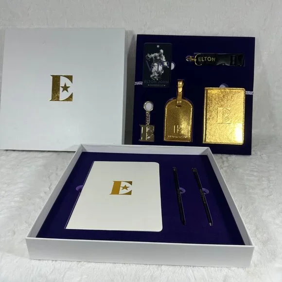 Elton John Farewell Tour VIP Merchandise New 5pc box set E Star Box - Picture 9 of 10